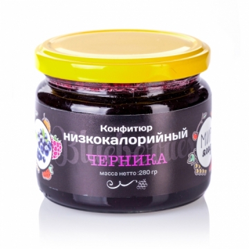 Конфитюр низкокалорийный Черника